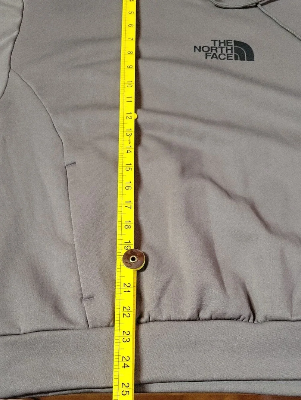 The North Face Men's Hoodie Brown Stretch Size Medium Outdoor Casual Like New